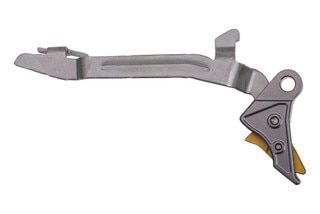 Overwatch Precision Tac Trigger Fits Glock Gen5 9mm in Gun Metal Gray/Gold
